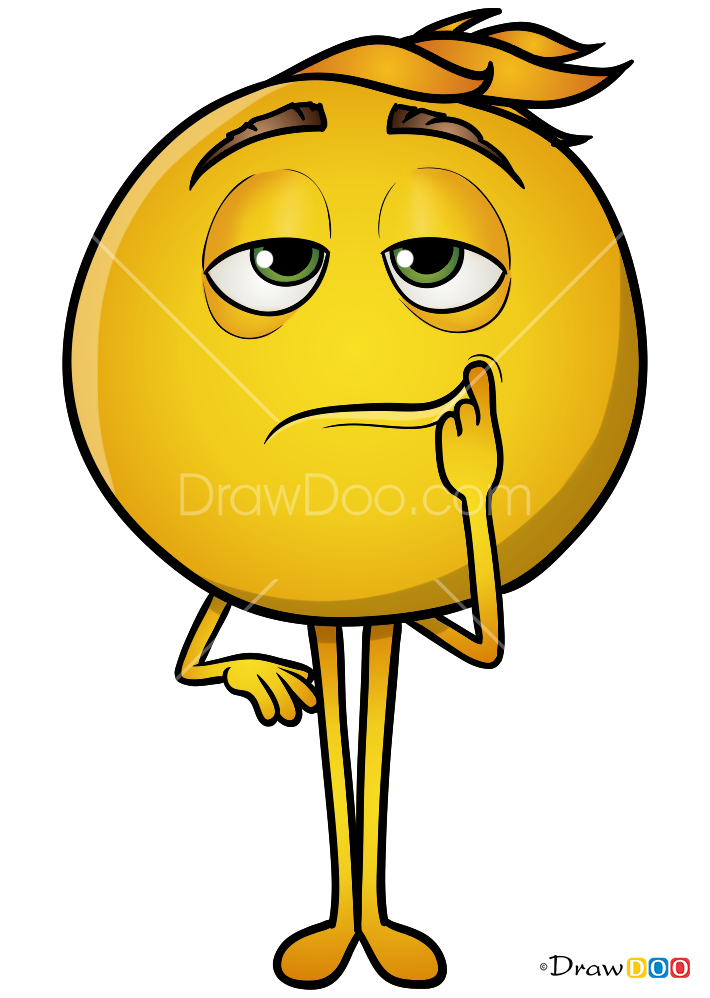 How to Draw Not Easy Being Meh, Emoji Movie